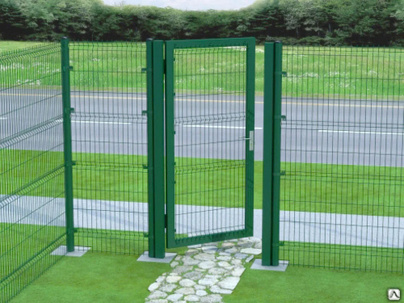 Калитка распашная 1000х2500 c цветным порошковым полимерным покрытием - фото компании akkhld.kz