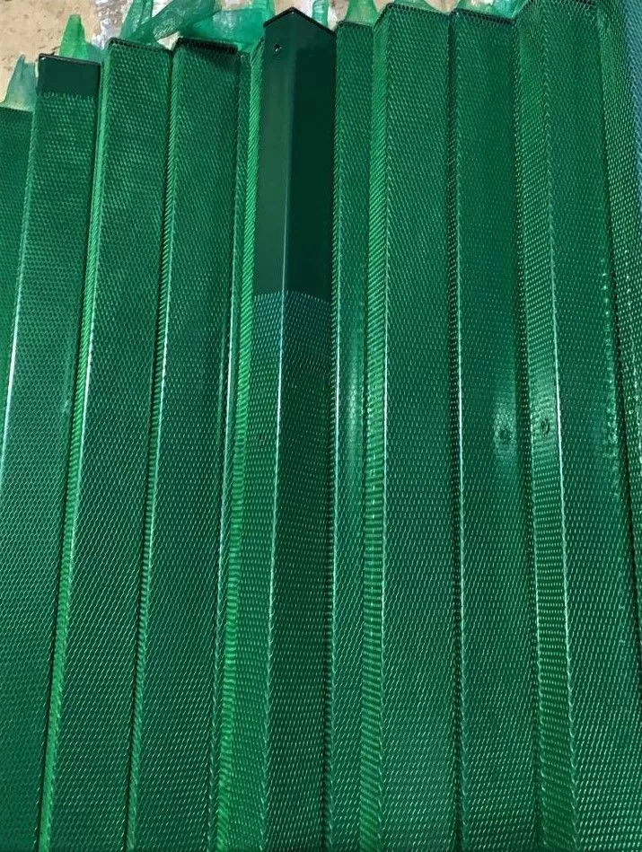 Столб опорный с цинковым покрытием, с цветным, порошковым полимерным покрытием 60*40 мм - фото компании akkhld.kz