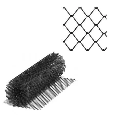 Сетка стальная плетёная одинарная "Рабица" ГОСТ 5336-80, Диаметр проволоки -  3 мм. Размер ячейки 70x70 - фото компании akkhld.kz