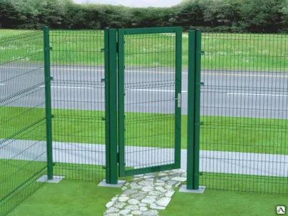 Калитка распашная 1000х2500 c цветным порошковым полимерным покрытием - фото компании akkhld.kz