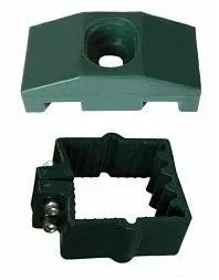 Клипса прижимная 30х40 мм, окрашенная, с болтом - фото компании akkhld.kz